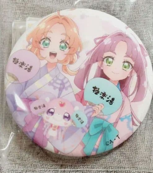 匿名配送】名探偵プリキュア 極楽湯 ポチタン あんな みくる 缶バッジ