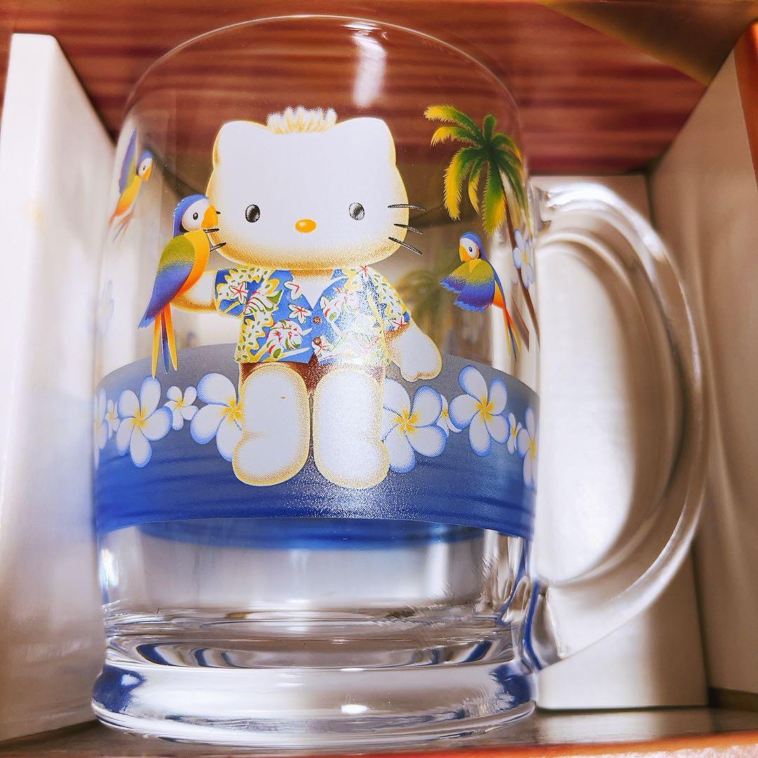 希少レア ハローキティ ダニエル 日焼け ジョッキセット ハワイ 1999