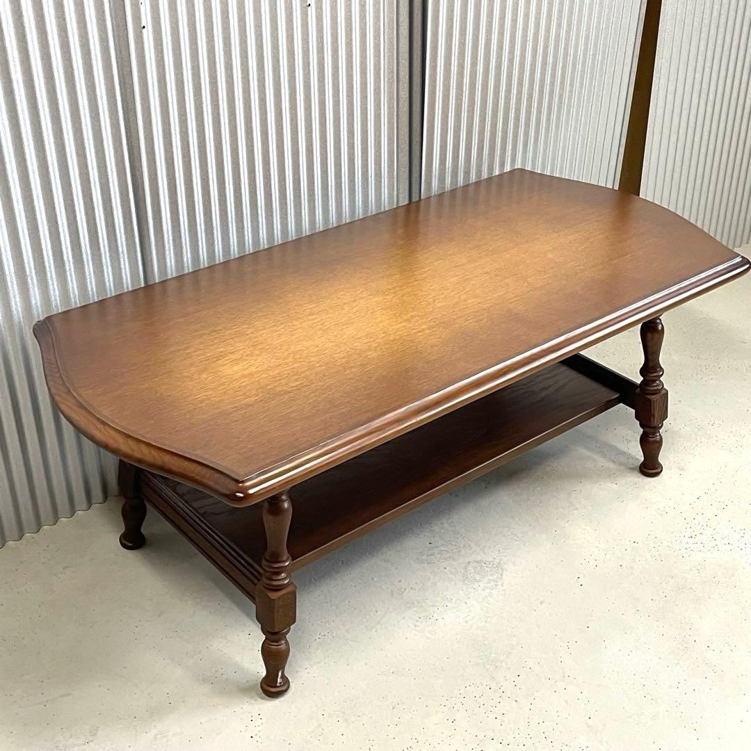 【飛騨産業】キツツキ ローテーブル 幅122cm センターテーブル クラシック