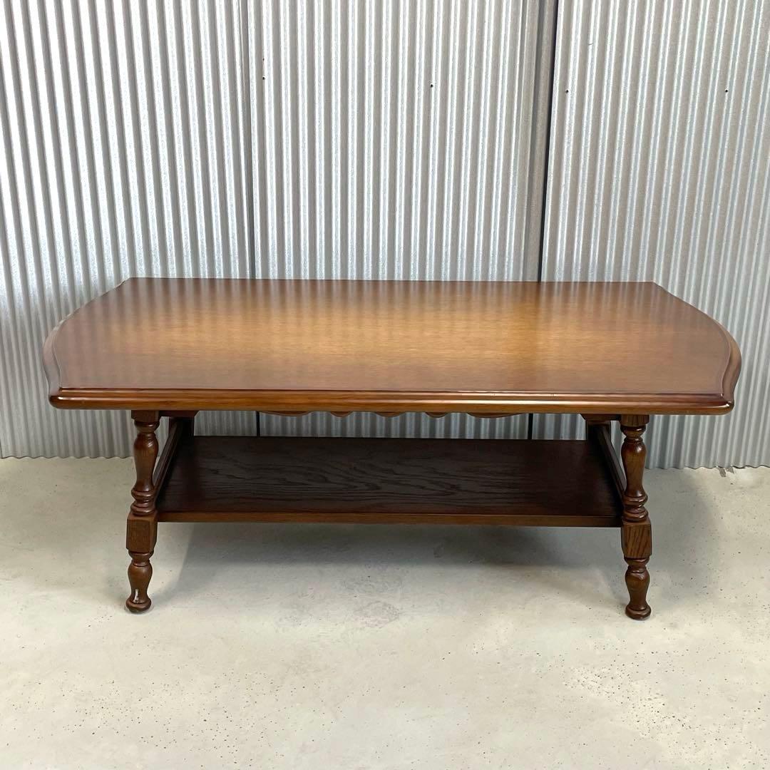 【飛騨産業】キツツキ ローテーブル 幅122cm センターテーブル クラシック