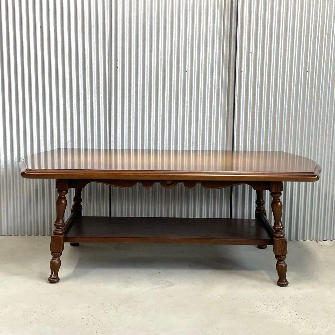 【飛騨産業】キツツキ ローテーブル 幅122cm センターテーブル クラシック