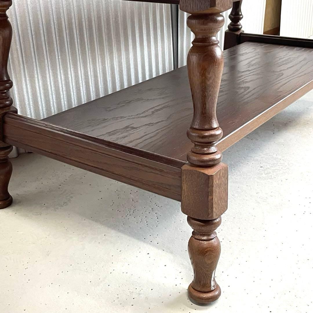 【飛騨産業】キツツキ ローテーブル 幅122cm センターテーブル クラシック