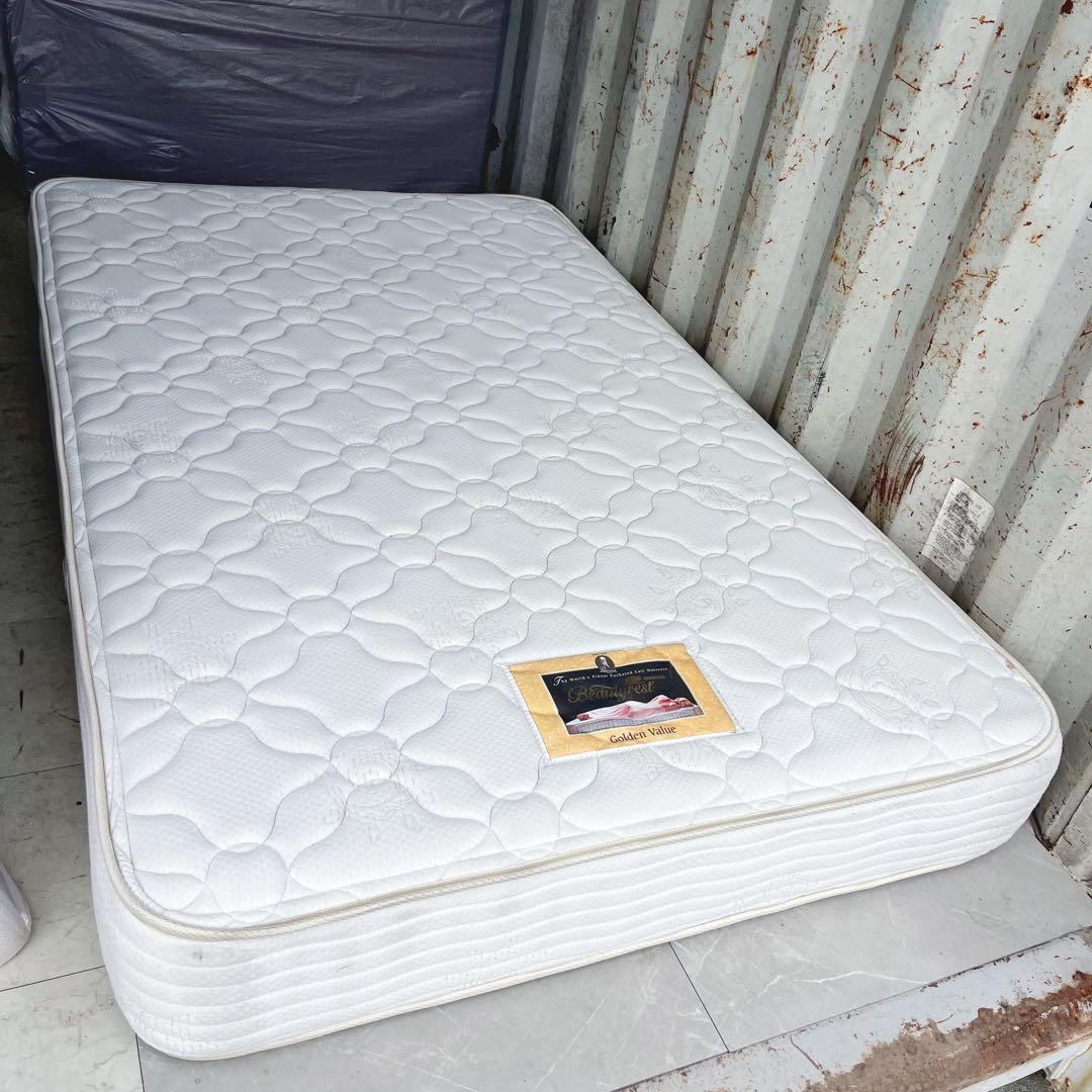 取付無料！シモンズ ビューティレスト ゴールデンバリュー セミダブルマットレス✨