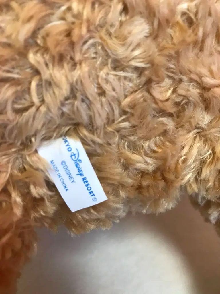 レア♡ 初期 白タグ ダッフィー ぬいぐるみ 中国製 青文字 - メルカリ