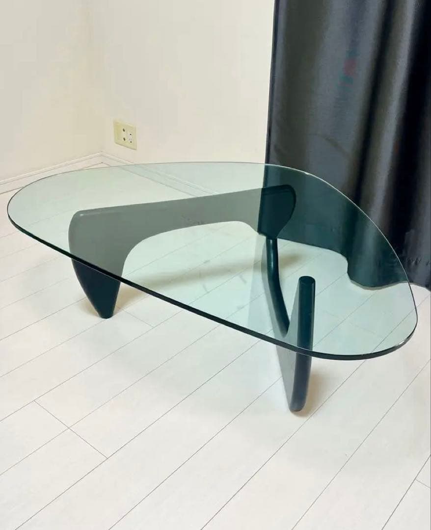 イサムノグチ　ローテーブル　オーバルガラステーブル センターテーブル　コーヒー