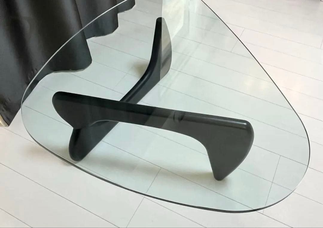 イサムノグチ　ローテーブル　オーバルガラステーブル センターテーブル　コーヒー