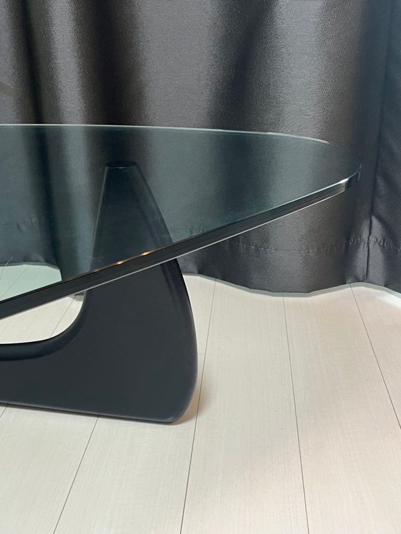 イサムノグチ　ローテーブル　オーバルガラステーブル センターテーブル　コーヒー