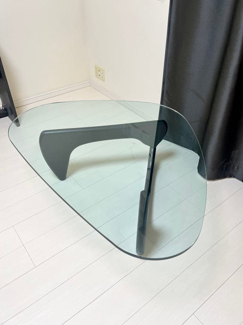 イサムノグチ　ローテーブル　オーバルガラステーブル センターテーブル　コーヒー