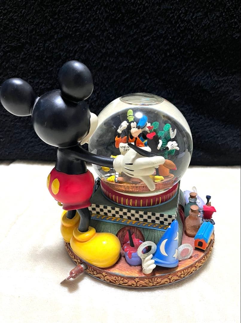 Disney スノードーム　オルゴール　ミッキー　ミニー