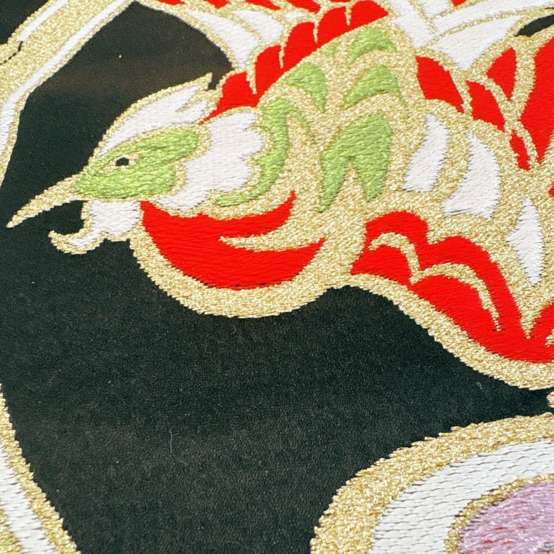 フルセット七五三　7歳女の子　着物＆帯＆簡単半衿＆小物　オレンジ地　比翼　祇園祭