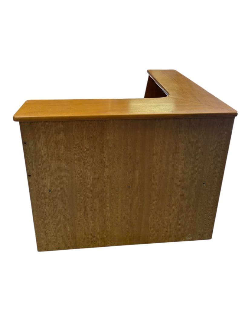 カリモク 60 コーナーボード ★隠しチェスト付 コーナーテーブル ウッド調