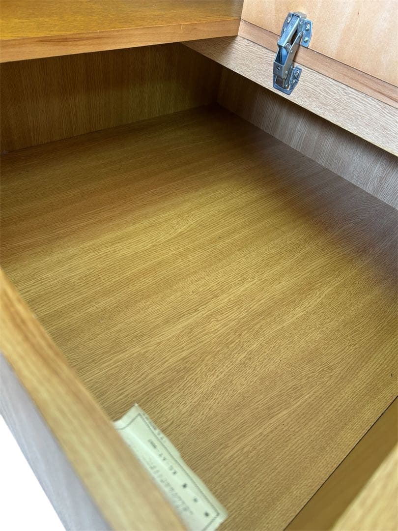 カリモク 60 コーナーボード ★隠しチェスト付 コーナーテーブル ウッド調