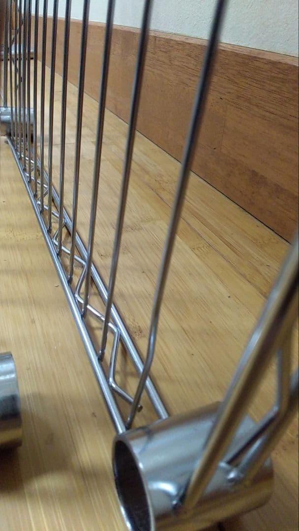 メタルラック 177×90×46 4枚➕ハーフ板 サイドバー　キャスター送料込