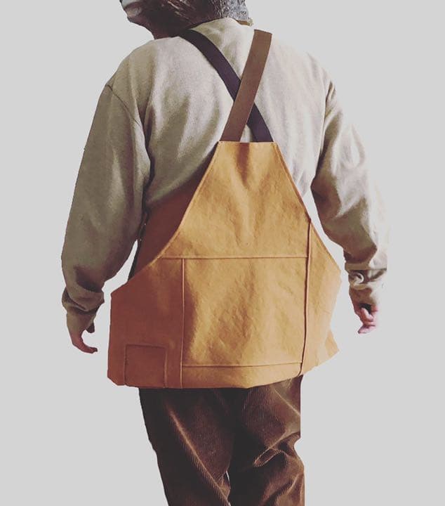 TP-17  エプロン　ベスト　倉敷帆布生地使用