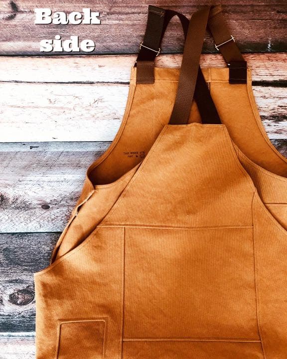 TP-17  エプロン　ベスト　倉敷帆布生地使用