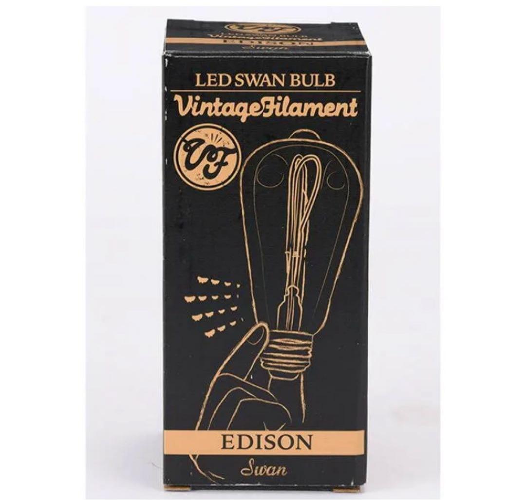 LED SWAN BULB VF EDISON 25W E26 3個セット - メルカリ