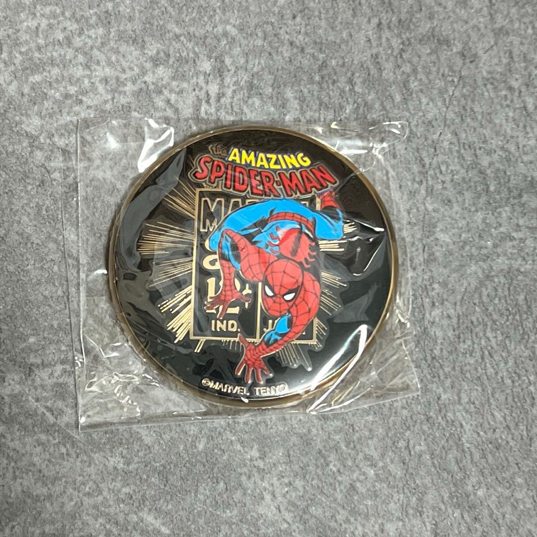 スパイダーマン 24金メッキ 缶バッジ - メルカリ
