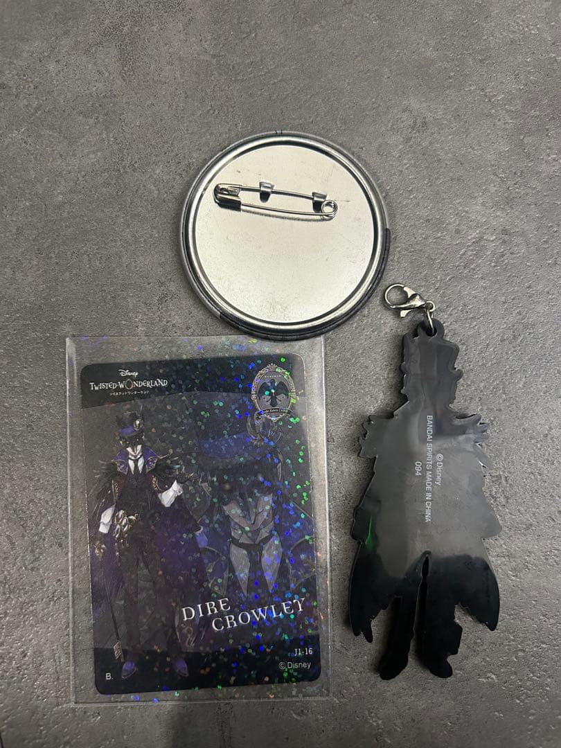 ツイステ 学園長 ディア・クロウリー グッズセット カード 缶バッジ
