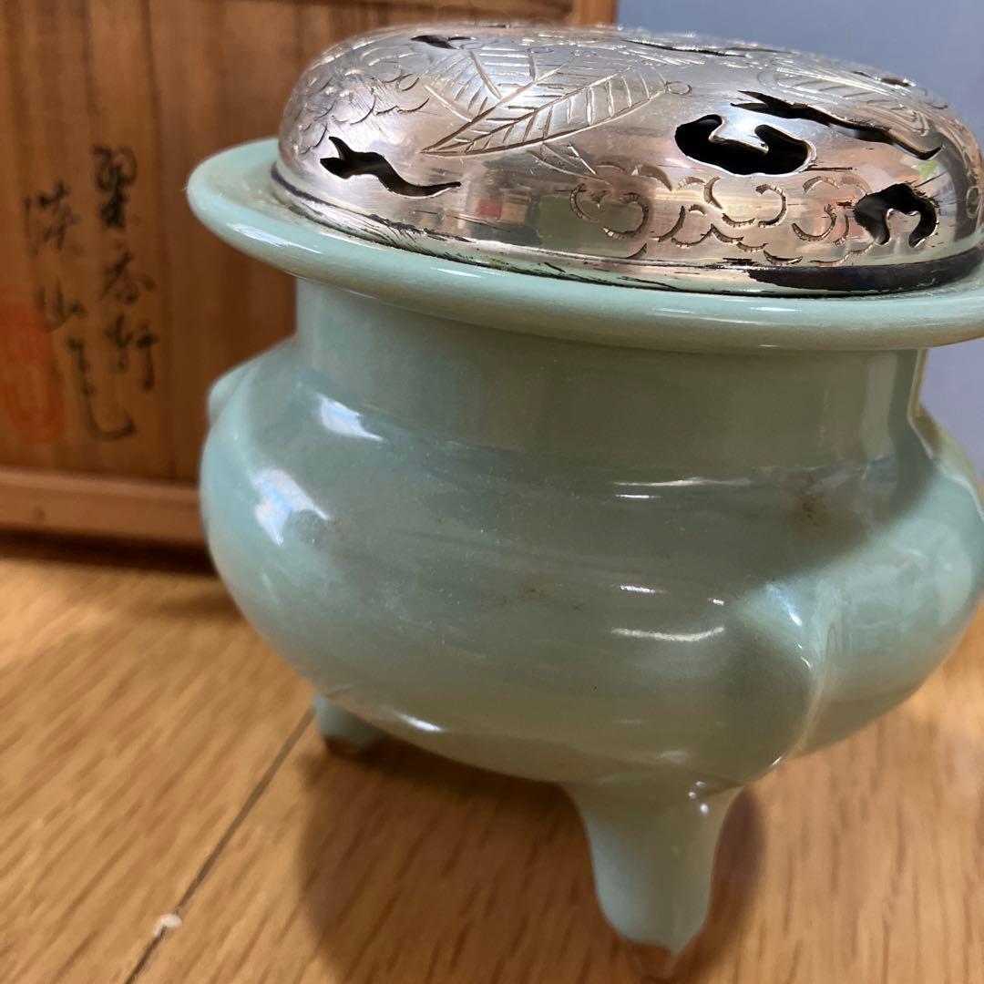 淡山　香炉　アンティーク