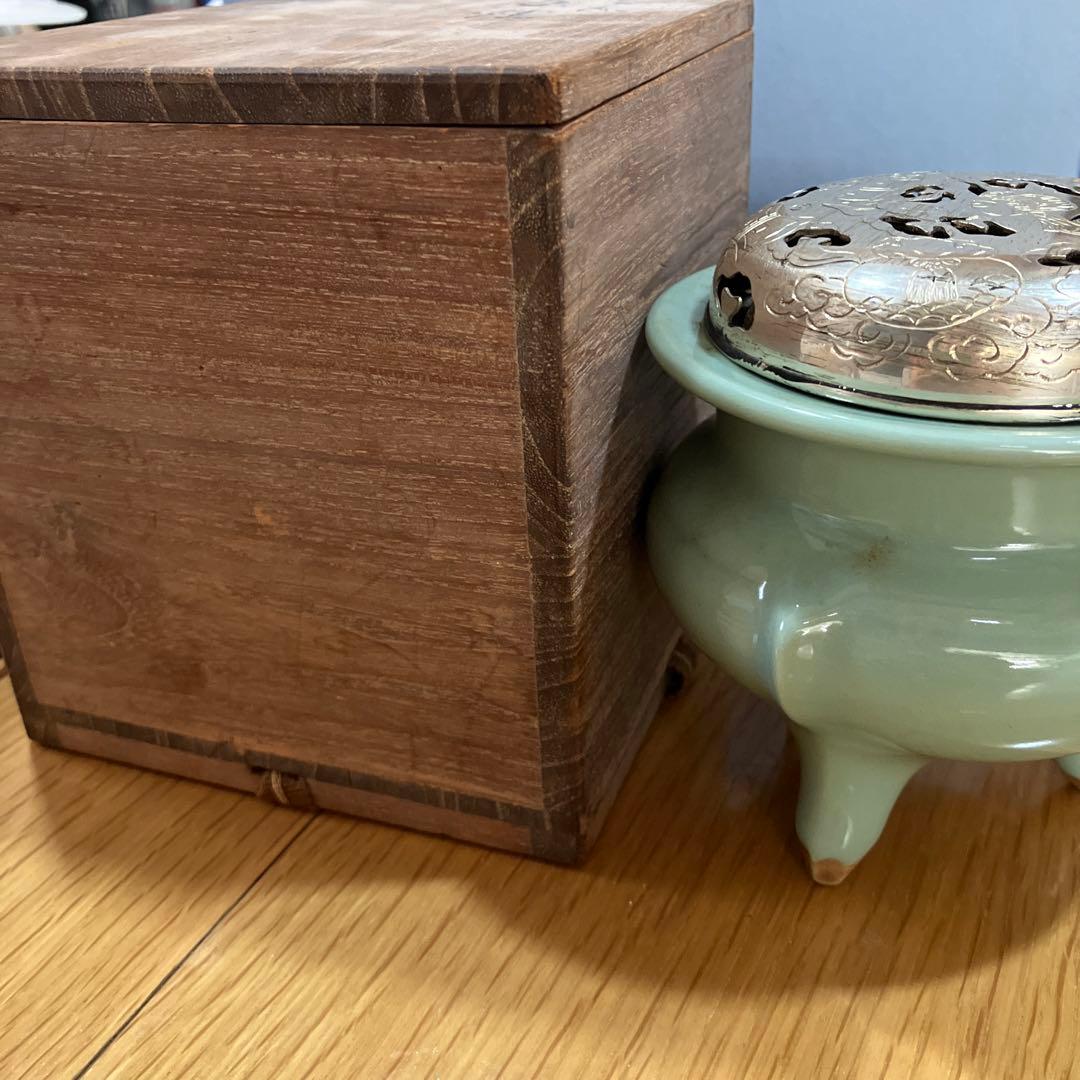 淡山　香炉　アンティーク