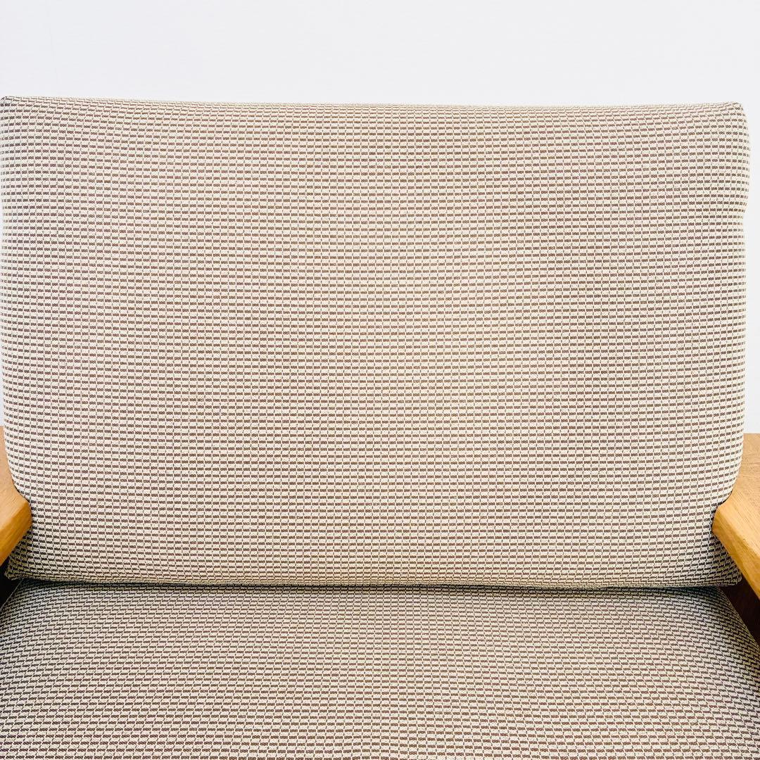 希少　ibata　イバタインテリア　一人掛け　ソファ　木製　マガジンラック付き