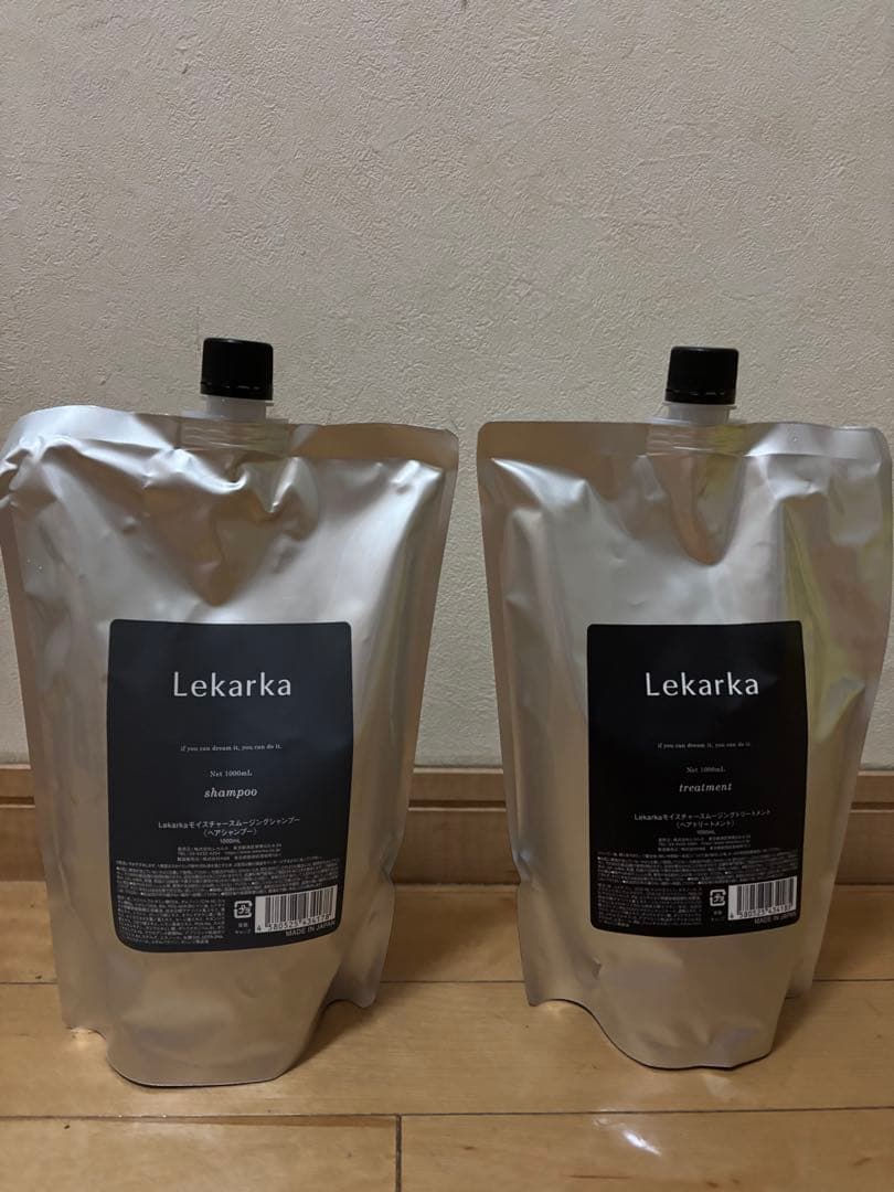 新品未開封　Lekarka シャンプー& トリートメント各1000ml