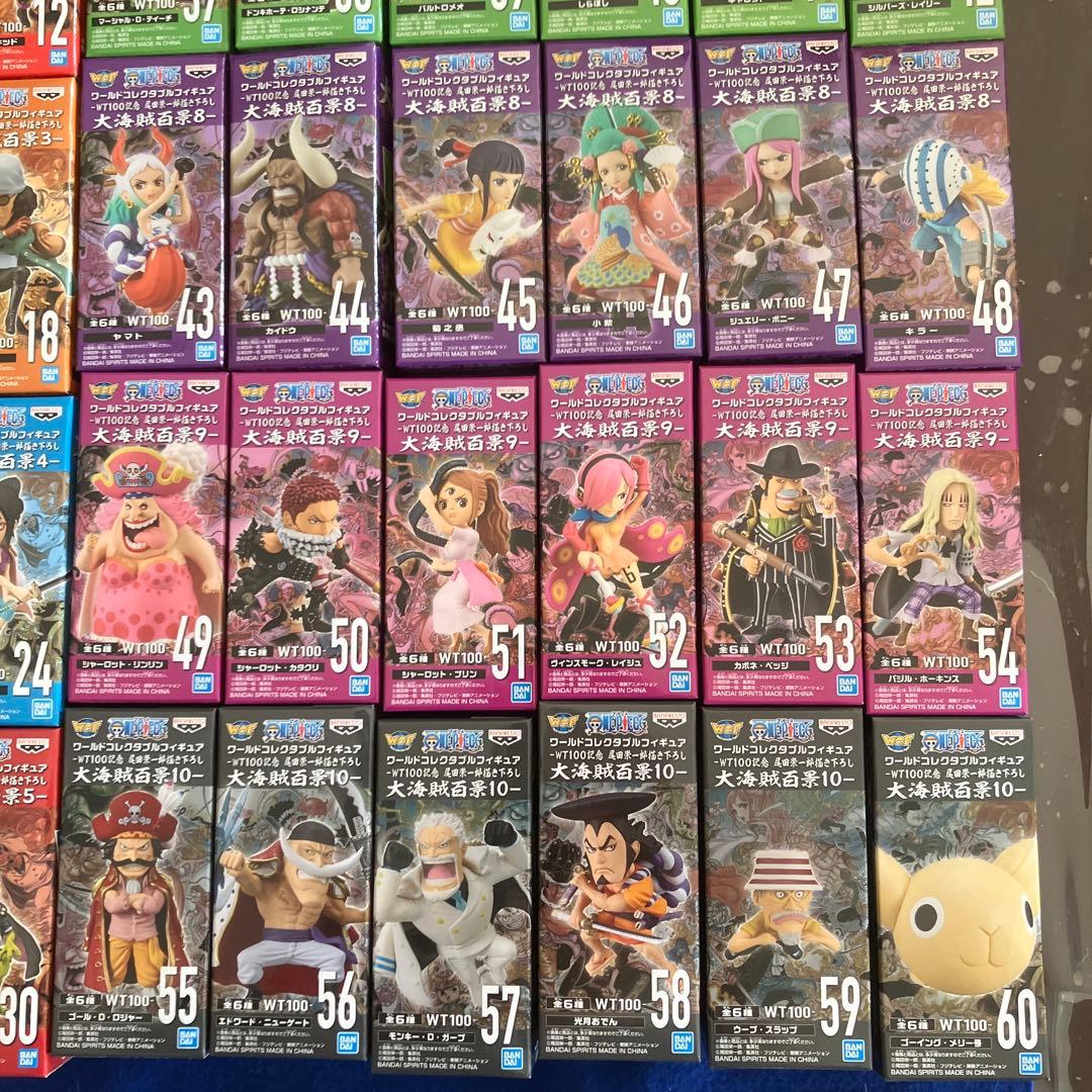 ワンピースフィギュアワールドコレクタブル大海賊百景　60体セットコンプ