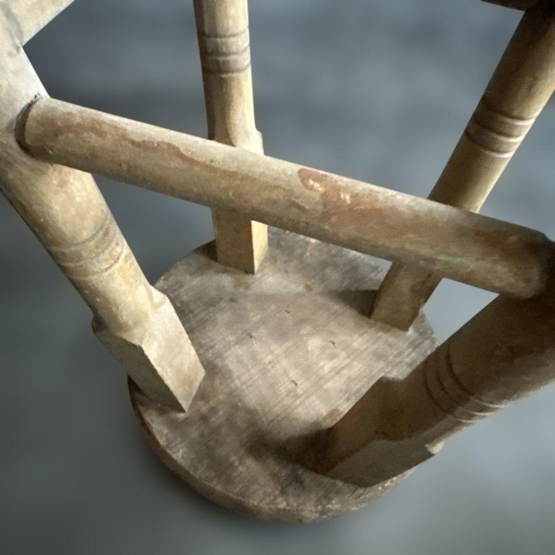 とても味のある木製スツール　ヴィンテージ