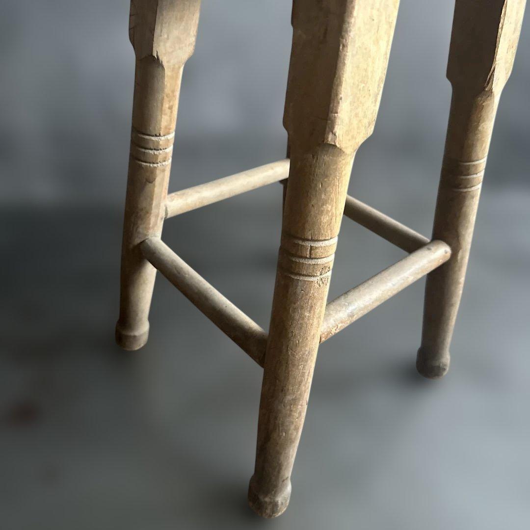 とても味のある木製スツール　ヴィンテージ