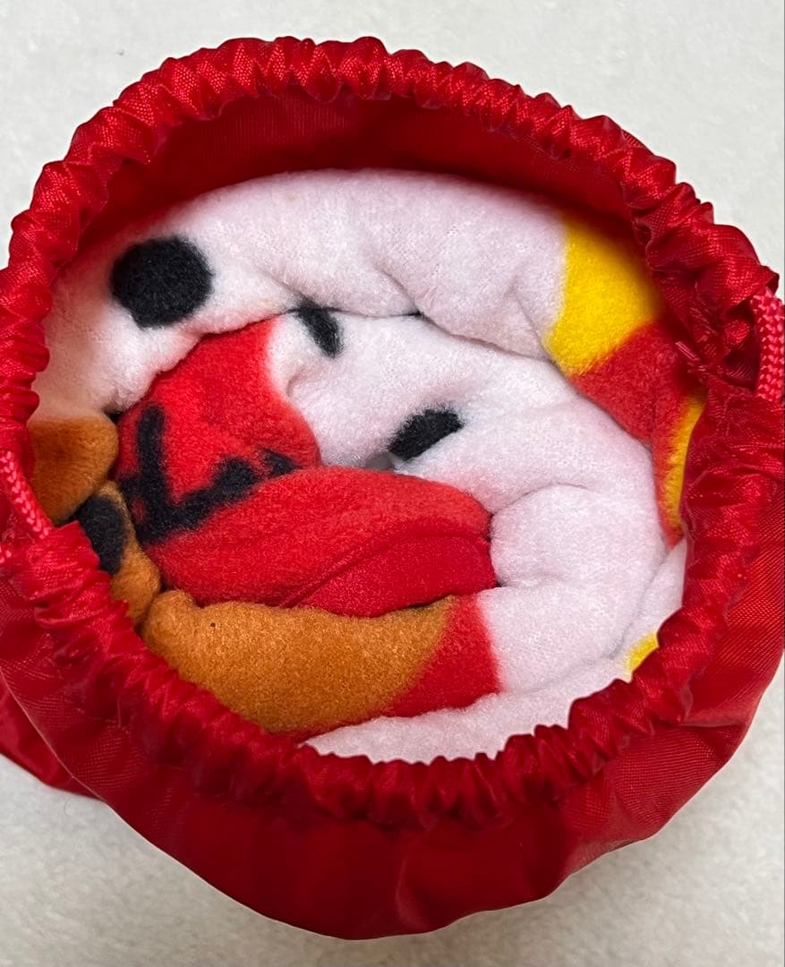 希少 2001年 kids kittyフリース 収納袋付きひざ掛け キティ - メルカリ