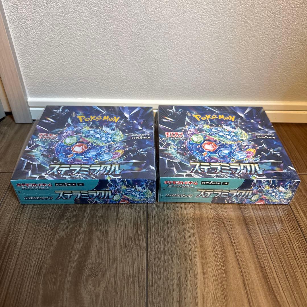 新品未開封】ステラミラクル 2ボックス box シュリンク付き ポケカ