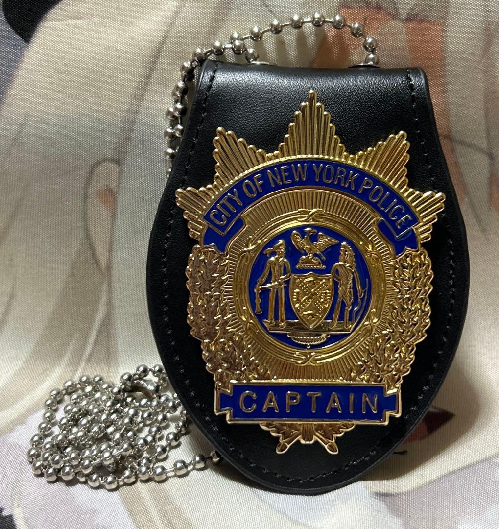NYPD ニューヨーク市警 Captainランク レプリカバッジ ポリスバッジ
