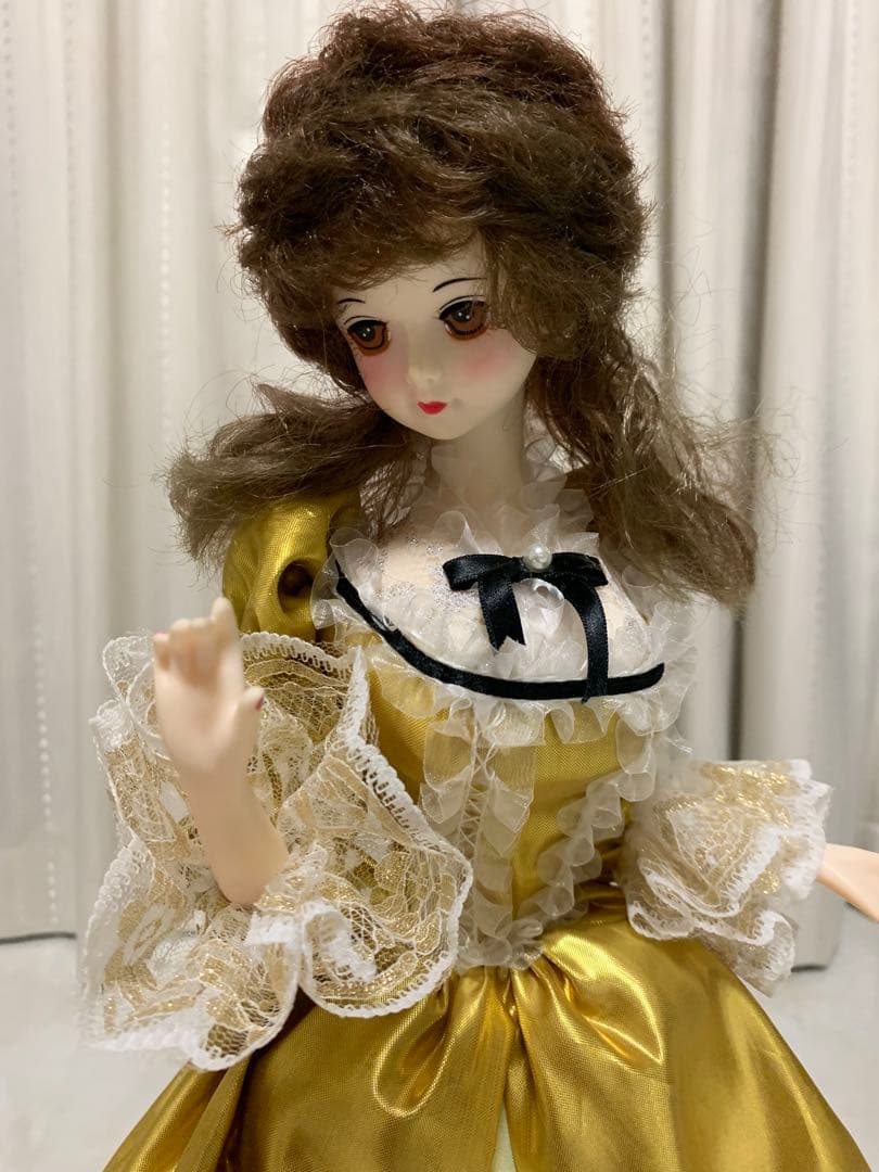 アンティーク オルゴール miss ROSA 人形 ドール　昭和レトロ