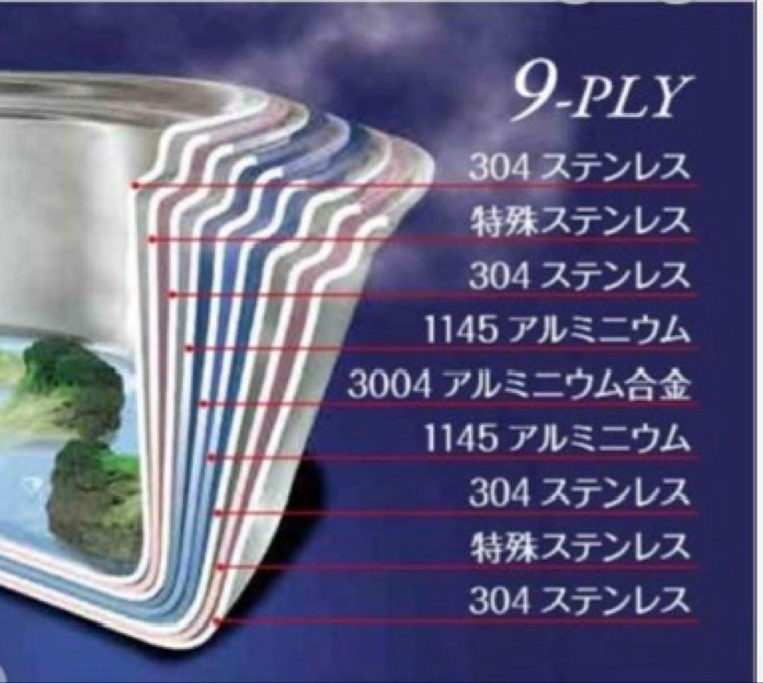 【 美品 】ビタクラフトMagic Seal 両手鍋 2906 5.3L