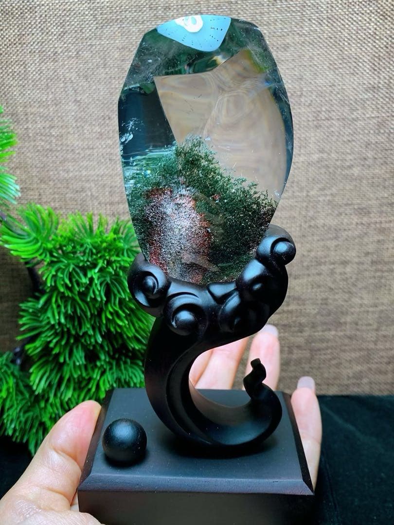 ⭐︎【天然】ガーデン クォーツ 置物 183.4g