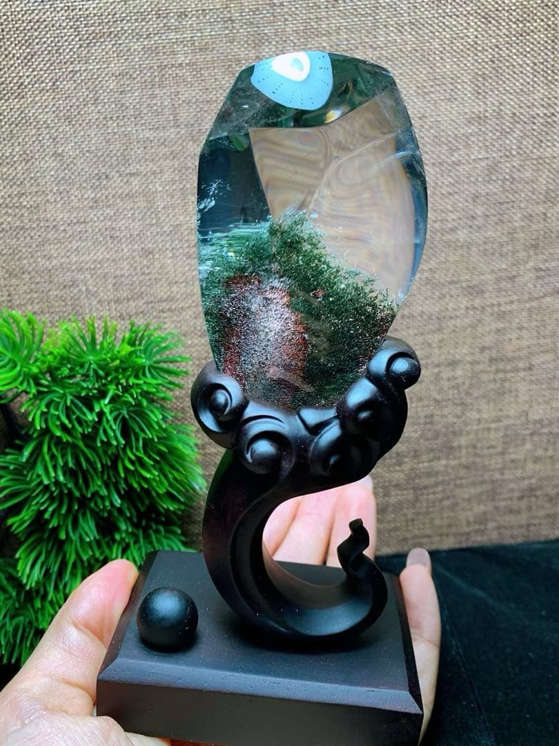 ⭐︎【天然】ガーデン クォーツ 置物 183.4g