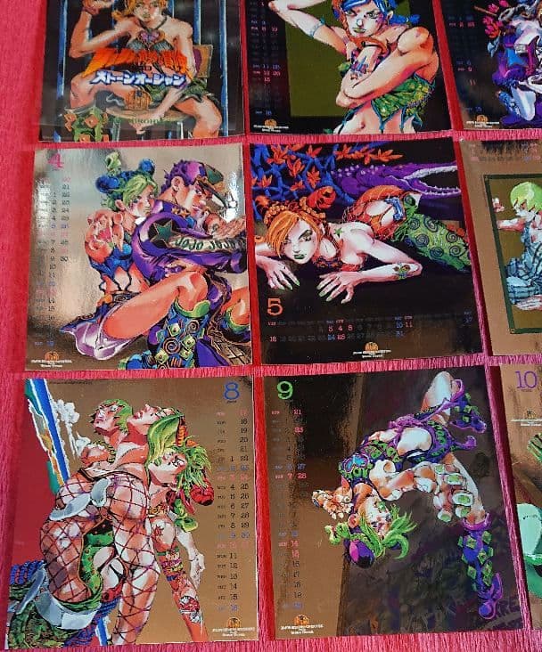 ジョジョの奇妙な冒険 2003年 6部 ストーンオーシャン 卓上カレンダー