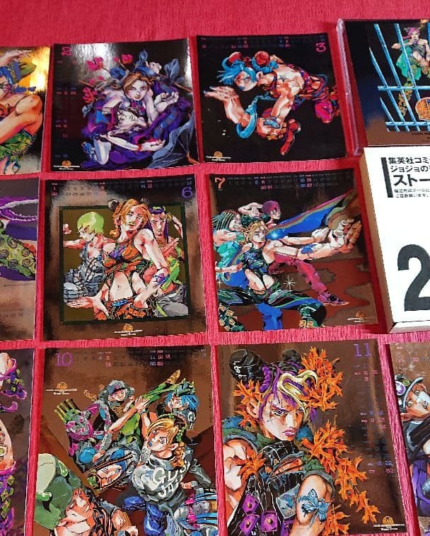 ジョジョの奇妙な冒険 2003年 6部 ストーンオーシャン 卓上カレンダー