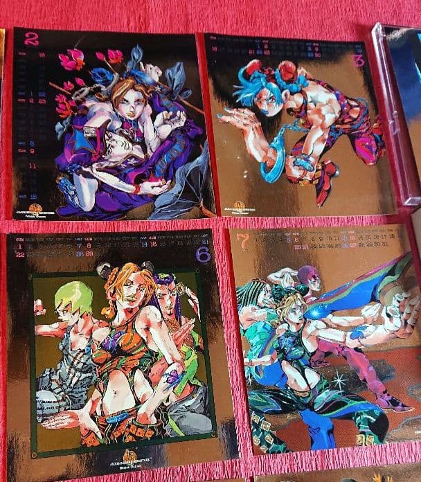 ジョジョの奇妙な冒険 2003年 6部 ストーンオーシャン 卓上カレンダー