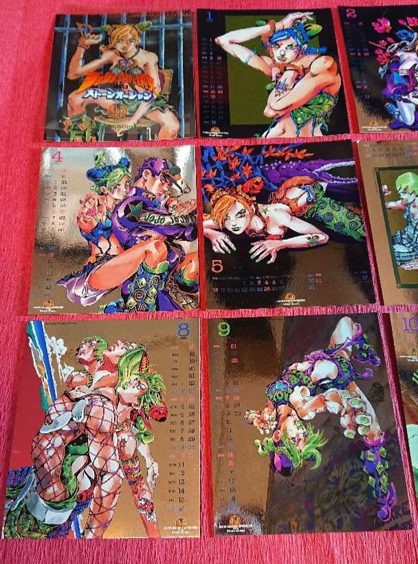 ジョジョの奇妙な冒険 2003年 6部 ストーンオーシャン 卓上カレンダー