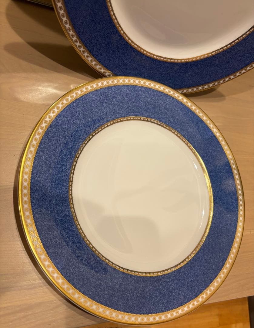 ウェッジウッド　ユーランダーパウダーブルー　27cm ディナープレート 2セット