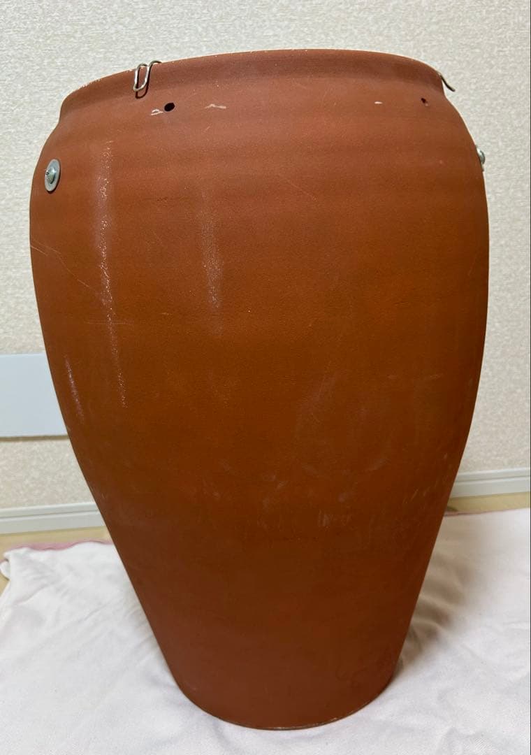 壺焼き芋用　信楽焼壺＆木蓋付き保存容器＋焼き芋網(15個)＋S字フック3個セット