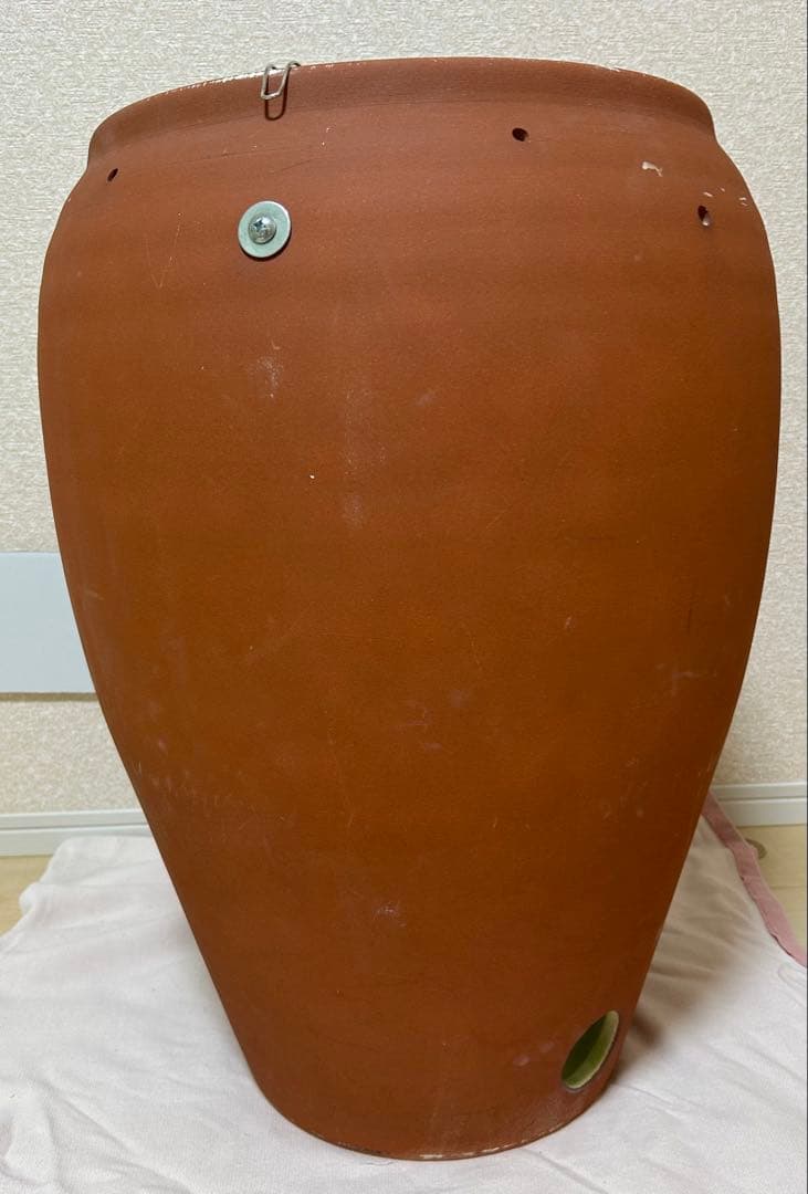 壺焼き芋用　信楽焼壺＆木蓋付き保存容器＋焼き芋網(15個)＋S字フック3個セット