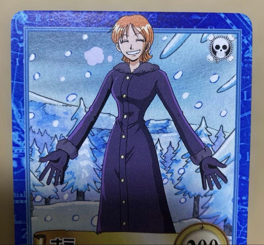 【絶版】ワンピース ハイパーバトル カードダス ナミ 日光浴 C370 水着