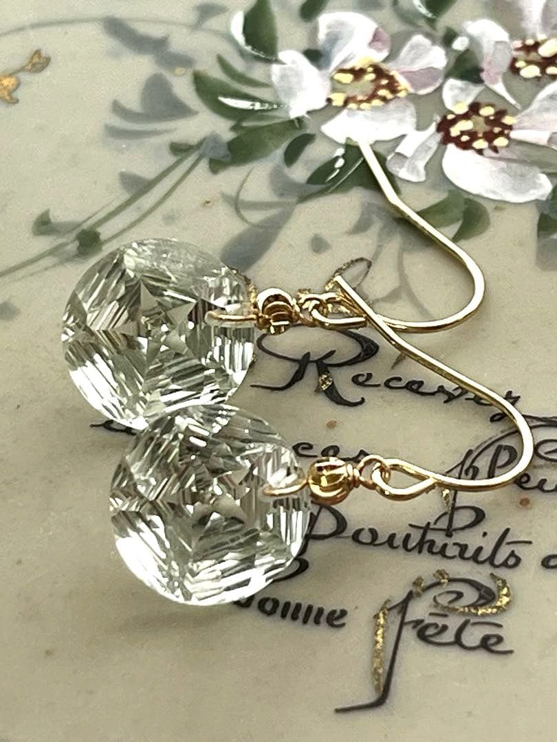 《ラスト》グリーンアメジストスターコーンケーブ＊ピアスorイヤリング