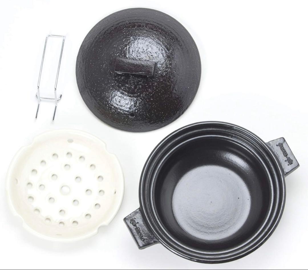 新品☆長谷園 ビストロ蒸し鍋 大 黒 NCK-31 定価16,400円 - メルカリ