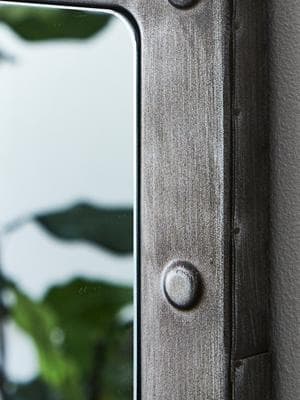 壁掛け ミラー 壁 ミラー アイアン 男前インテリア おしゃれ ウォールデコ 鏡