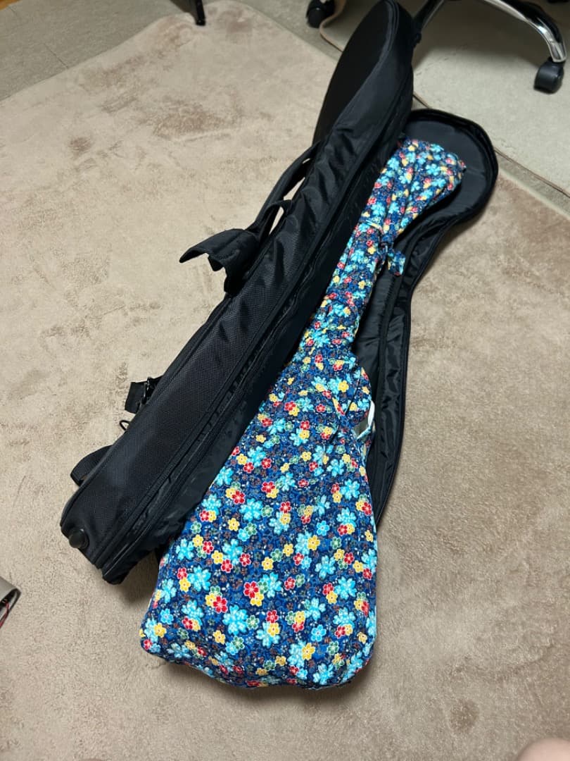 美品 津軽三味線 セット 即演奏可 紫胴掛け＆ケース付き(値下げ相談OK)