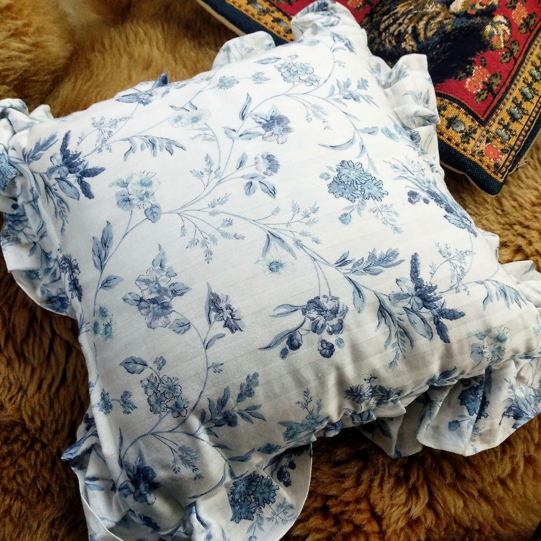 ゴブラン織り クッション アンティーク調 フランス ベルギー