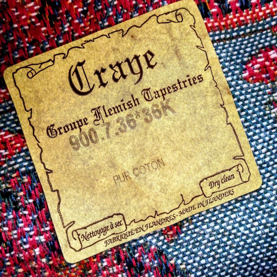 ゴブラン織り クッション アンティーク調 フランス ベルギー